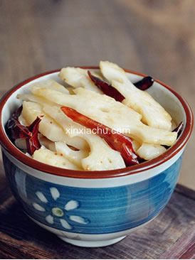 家常菜酸辣熗藕的做法