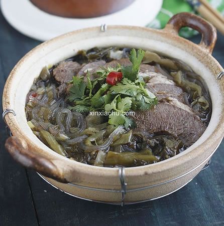 酸菜牛肉粉絲煲