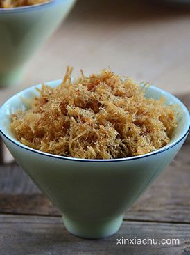 自制原味肉松的做法