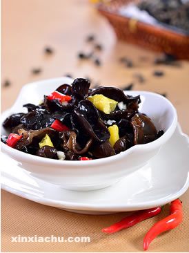 爽口木耳的做法
