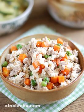 牛奶炒三丁的做法