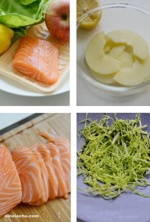 檸汁配玫瑰風情三文魚
