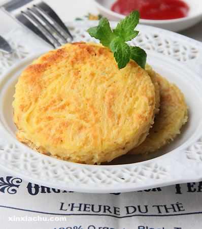 香煎土豆絲雞蛋餅