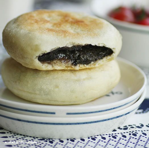 黑芝麻發(fā)面糖餅