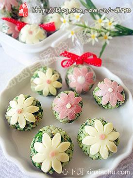 花瓣菜團的做法