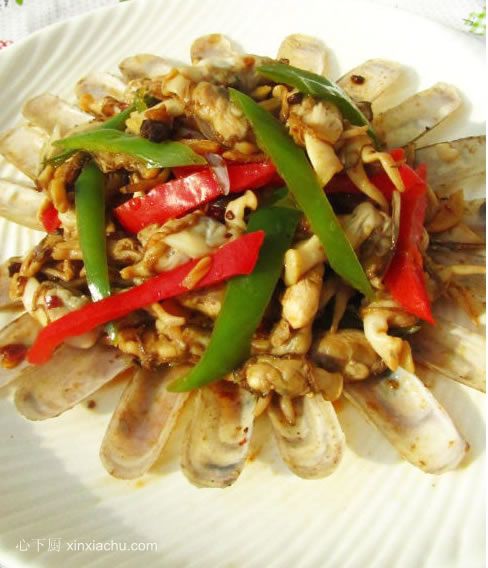 豉醬爆蟶子的做法