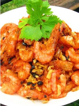 美食天下豆豉香酥蝦的做法