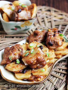 豆豉年糕排骨的做法