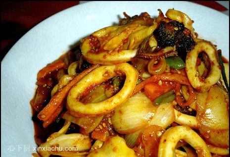 韓式炒魷魚(yú)