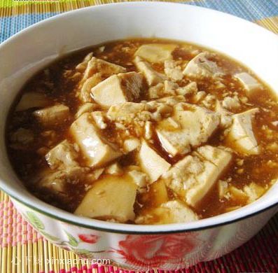 家常煮豆腐