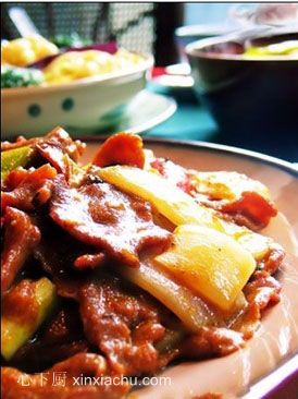 西芹雞牛柳的做法