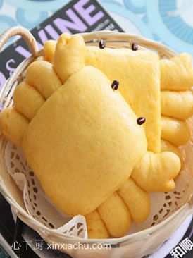 螃蟹南瓜包的做法