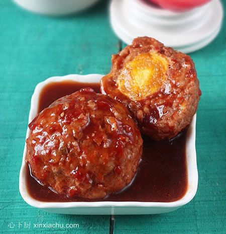 免炸茄汁獅子頭