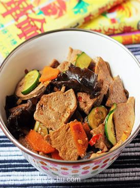 魚香炒肝兒的做法