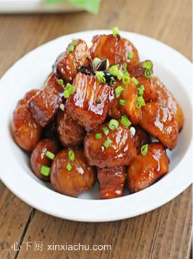 家常菜 板栗紅燒肉的做法