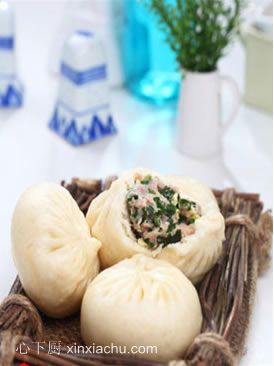 韭菜餡包子的做法