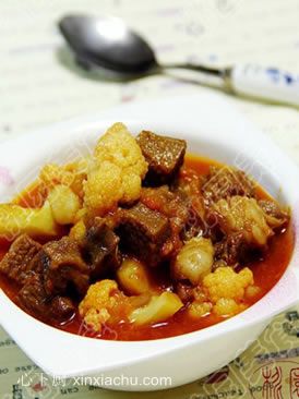 牛肉菜花湯的做法