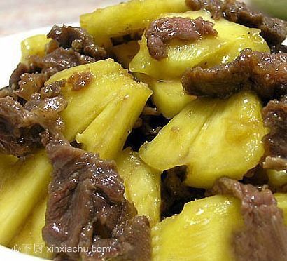 菠蘿炒牛肉的做法