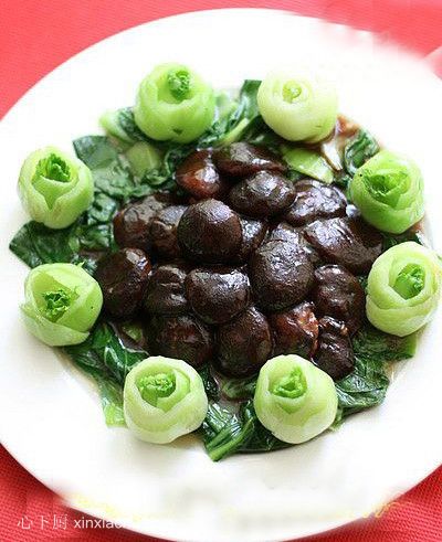 雙味香菇炒青菜