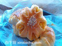 花形椰蓉包的家常做法第18步圖片步驟 m.xalove.com.cn