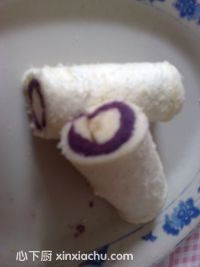 紫薯香蕉吐司卷的家常做法第7步圖片步驟 m.xalove.com.cn