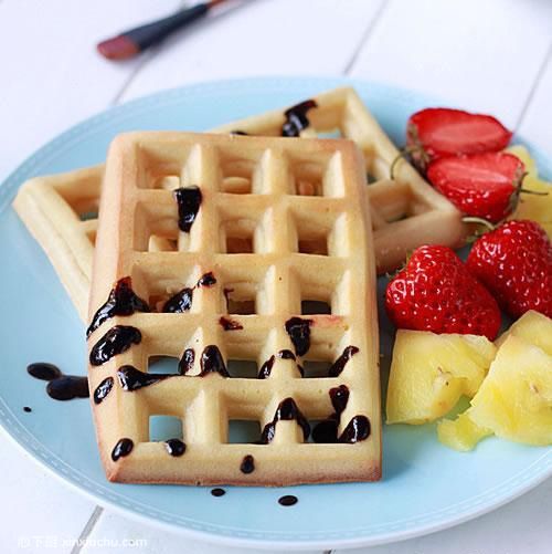 水果華夫餅的家常做法第4步圖片步驟 m.xalove.com.cn