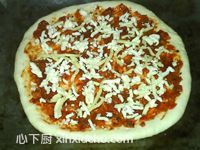 火腿批薩的家常做法第10步圖片步驟 m.xalove.com.cn