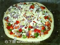 火腿批薩的家常做法第16步圖片步驟 m.xalove.com.cn