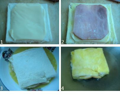 火腿西多士的家常做法第1步圖片步驟 m.xalove.com.cn