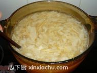 腐竹蛋花甜湯的家常做法第5步圖片步驟 m.xalove.com.cn