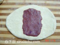 紫薯奶黃吐司的家常做法第7步圖片步驟 m.xalove.com.cn