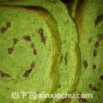 抹茶蜜豆吐司的做法