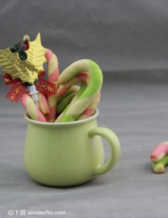 圣誕拐杖餅干的做法
