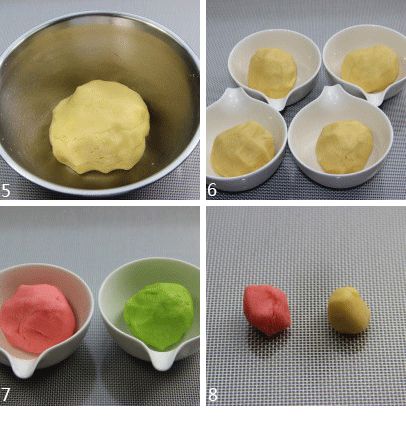 圣誕拐杖餅干的家常做法第2步圖片步驟 m.xalove.com.cn