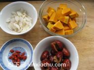 紅棗百合南瓜羹的家常做法第2步圖片步驟 m.xalove.com.cn