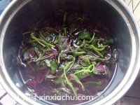 莧菜糯米桃子派的家常做法第2步圖片步驟 m.xalove.com.cn