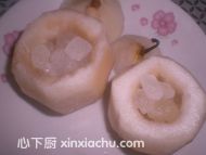 冰糖雪梨的家常做法第3步圖片步驟 m.xalove.com.cn