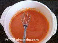 番茄汁戚風蛋糕的家常做法第3步圖片步驟 m.xalove.com.cn