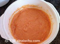 番茄汁戚風蛋糕的家常做法第5步圖片步驟 m.xalove.com.cn