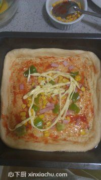田園火腿披薩的家常做法第13步圖片步驟 m.xalove.com.cn