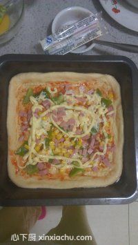田園火腿披薩的家常做法第15步圖片步驟 m.xalove.com.cn
