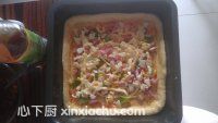 田園火腿披薩的家常做法第16步圖片步驟 m.xalove.com.cn
