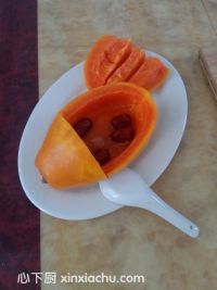 木瓜紅棗牛奶的家常做法第4步圖片步驟 m.xalove.com.cn