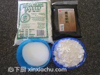 黑芝麻餡番薯餅的家常做法第1步圖片步驟 m.xalove.com.cn