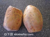 黑芝麻餡番薯餅的家常做法第2步圖片步驟 m.xalove.com.cn