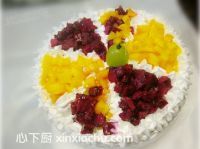 奶油水果蛋糕的家常做法第15步圖片步驟 m.xalove.com.cn