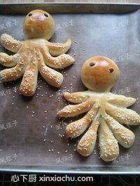 章魚(yú)哥面包的家常做法第10步圖片步驟 m.xalove.com.cn