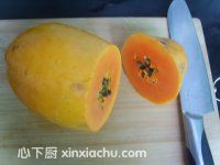 木瓜涼粉凍的家常做法第2步圖片步驟 m.xalove.com.cn