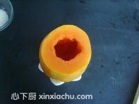 木瓜涼粉凍的家常做法第3步圖片步驟 m.xalove.com.cn