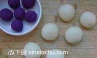 紫薯花朵面包的家常做法第6步圖片步驟 m.xalove.com.cn